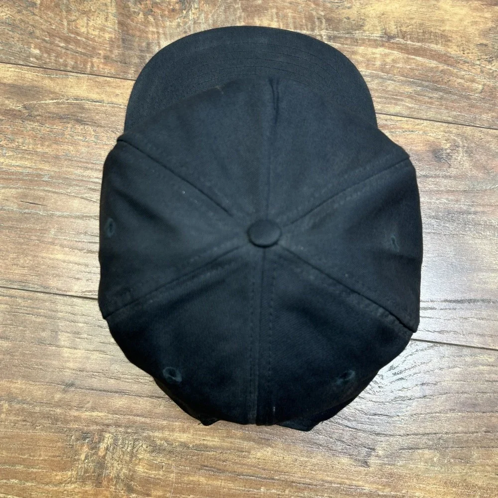 John Deere Ison‎ Equipment Simply the Best Black Yellow Trucker Hat Vtg SnapBack